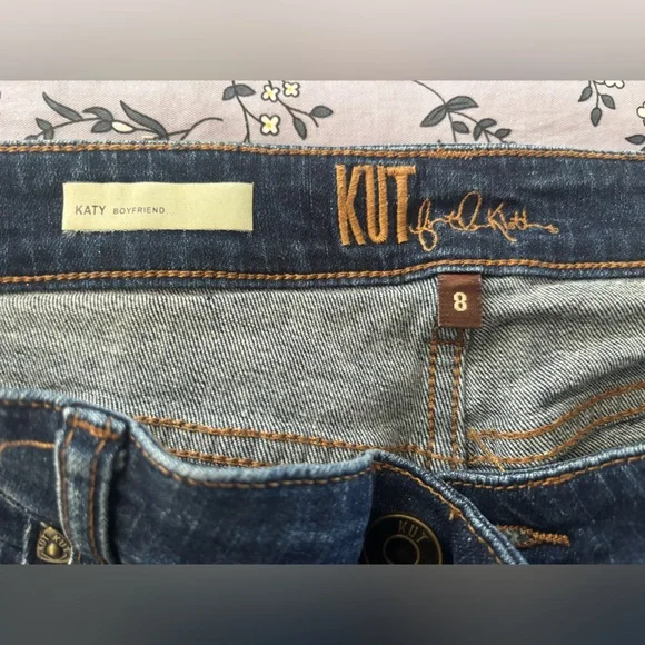 KUT from the Kloth Katy Boyfriend Jeans Size 8 Style KP799ME1R - Picture 3 of 3